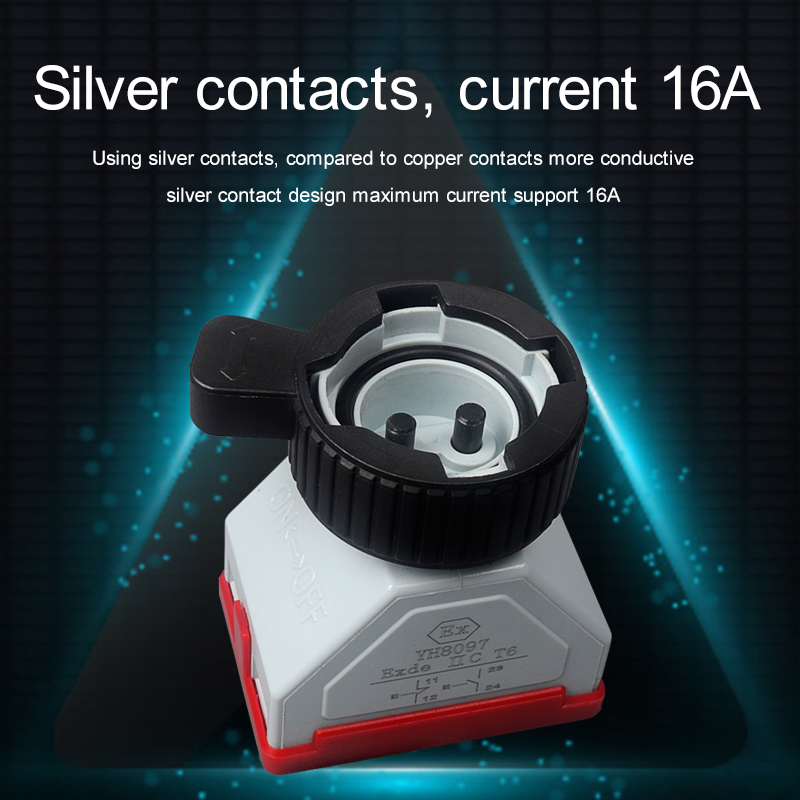 CMORSUN Explosion Proof And Anti-corrosion Control Knob Waterproof Push Button Switch