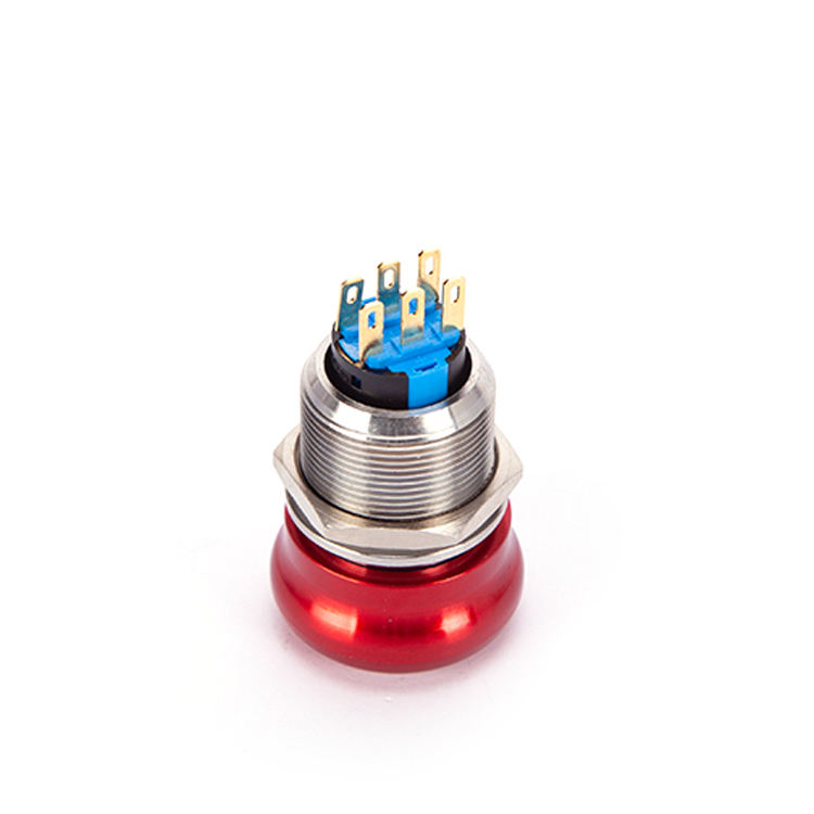 CMORSUN HB22 Metal Mushroom Emergency Stop Push Button Switch