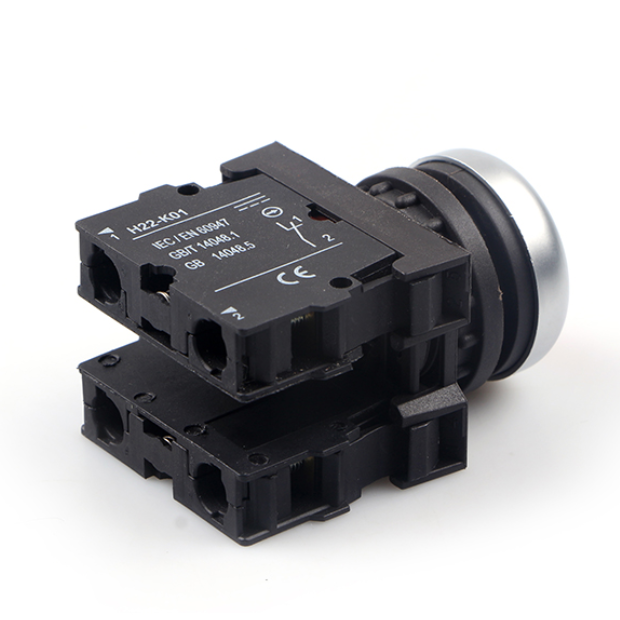 CMORSUN H22 Series Plastic Button Switch Double Control Engineering Vehicle Start And Stop Push Button Switch
