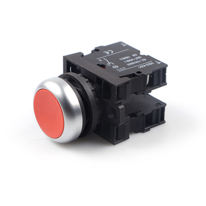 CMORSUN H22 Series Plastic Button Switch Double Control Engineering Vehicle Start And Stop Push Button Switch