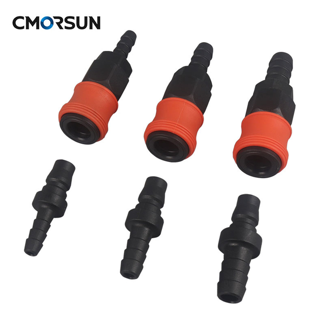 CMORSUN Plastic Steel Self-locking C-type Quick Connector Male And Female Pneumatic Connector Garden hose connector