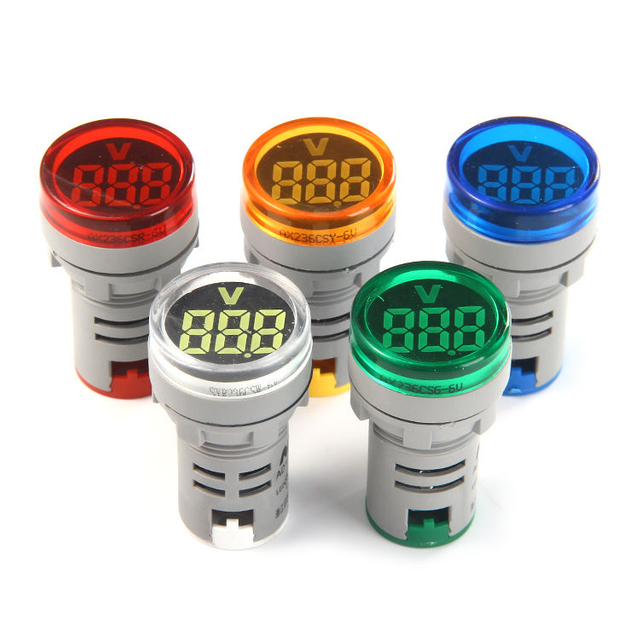 CMORSUN 22mm HD16-22VM led digital display indicator voltmeter