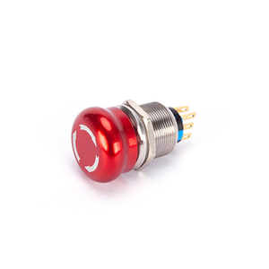 CMORSUN HB22 Metal Mushroom Emergency Stop Push Button Switch