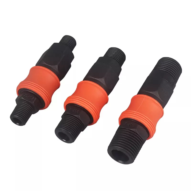CMORSUN External thread air gun connector Plastic steel self-locking C-type quick plug joint pneumatic connector