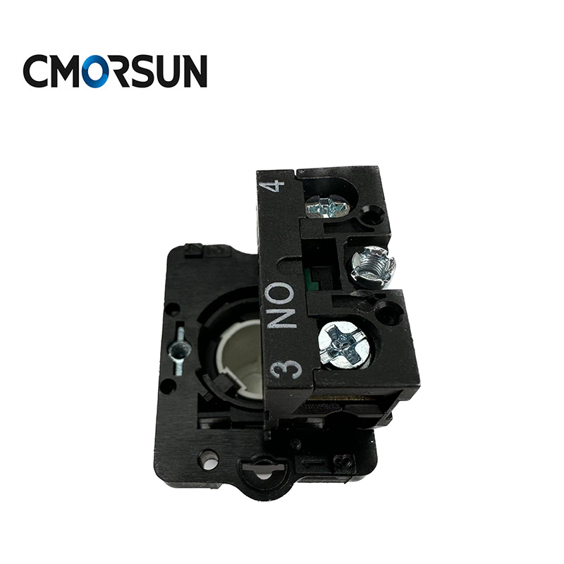 CMORSUN HB2 Flat Head Button with Marked Spring Self Recovery 22mm Hole Patterns Can Be Customized Push Button Switch