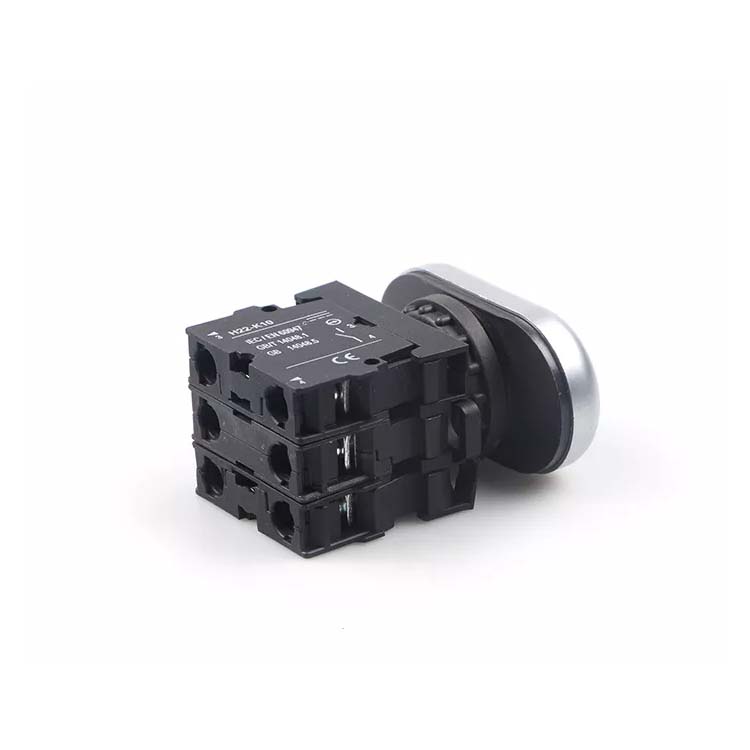 CMORSUN H22 double head push button illuminated Waterproof electrical push button switch